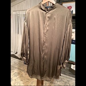Ralph Lauren Silk Tunic Blouse